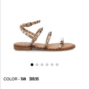 Steve Madden - Travel Tan Studded Sandals